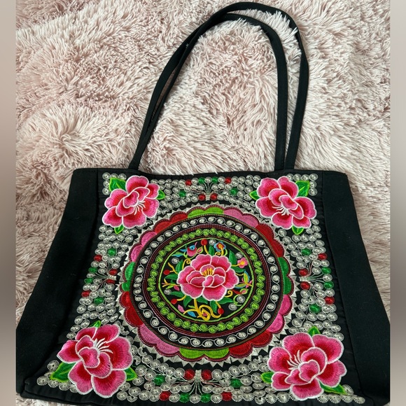 Large Embroidered Tote - Picture 7 of 7